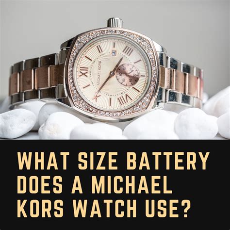 michael kors mens watch battery|Michael Kors Watch battery list.